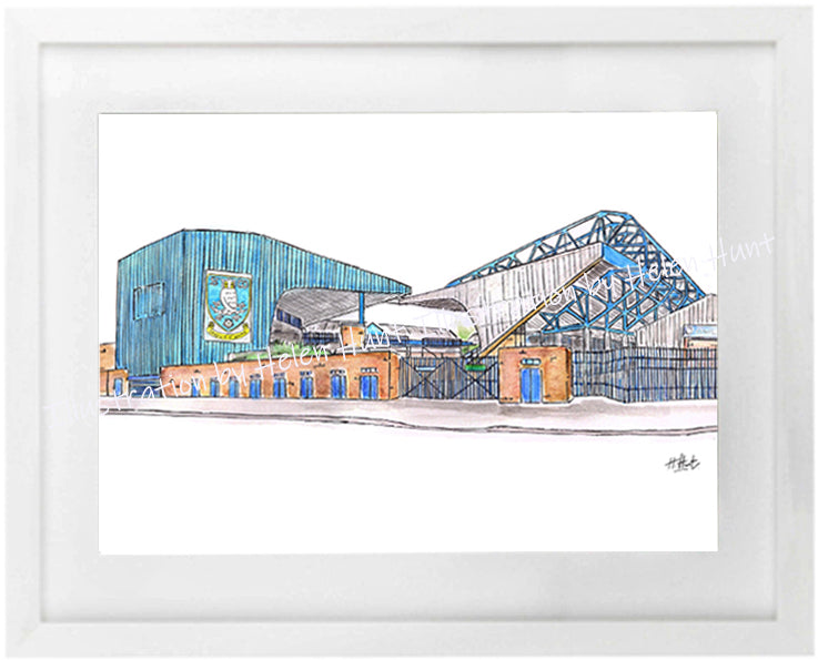 Sheffield Wednesday Football Stadium Art Print (A4)