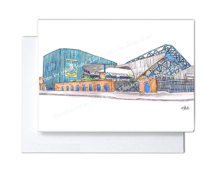 Greetings Card (7x5) Hillsborough Stadium