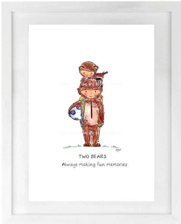 Bear Art Print (A4)