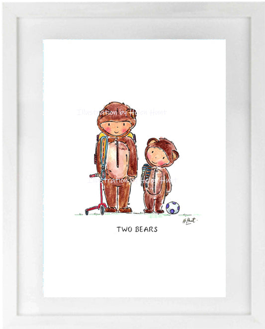 Bear Art Print (A4)